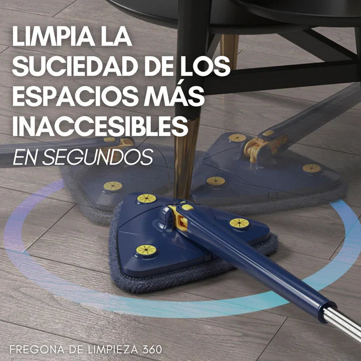 FREGONA TRIANGULAR 360º + 10 REPUESTOS GRATIS