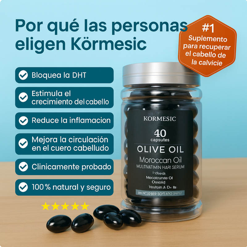 Recupera tu Cabello y Combate la Calvicie con el Poder del Aceite en Marruecos y Oliva